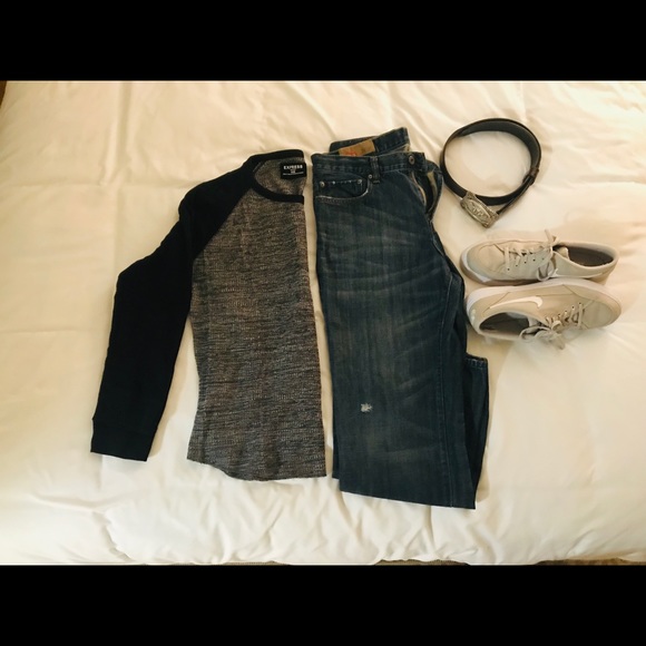 Express Other - Express waffle sweater